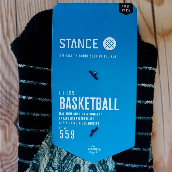 Stance Fusion Basketball Cash Men’s Crew Socks - Picture 5 of 13